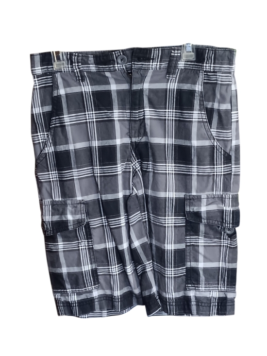 Old Navy Other - Old Navy Kids Black and White Plaid Cargo Shorts
